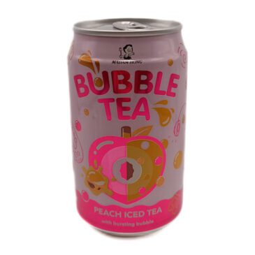 Bubble tea sabor melocotón MADAM HONG Wanmei Market