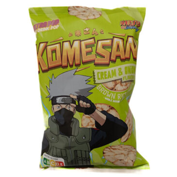 Patatas de arroz integral sabor crema y cebolla Wanmei Market