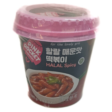 Topokki sabor picante PINK ROCKET Wanmei Market