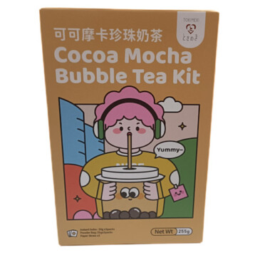 Kit bubble tea sabor cacao y moca TOKIMEKI Wanmei Market
