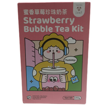 Kit bubble tea sabor fresa TOKIMEKI Wanmei Market