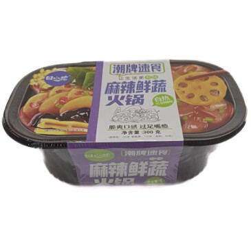 Hot pot instantáneo picante con verduras TIAN XIAO HUA Wanmei Market
