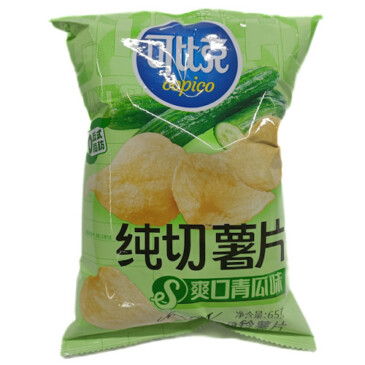 Patatas fritas sabor pepino COPICO Wanmei Market