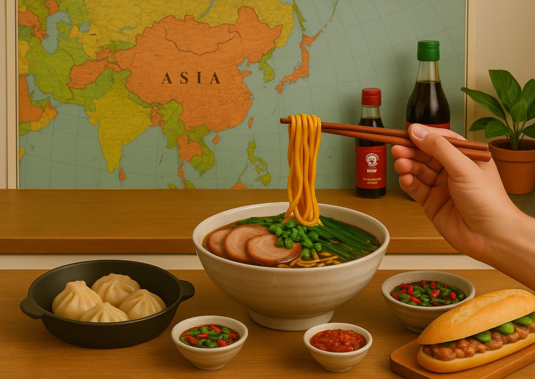 Cocina asiática casera con ingredientes auténticos de Wanmei Market